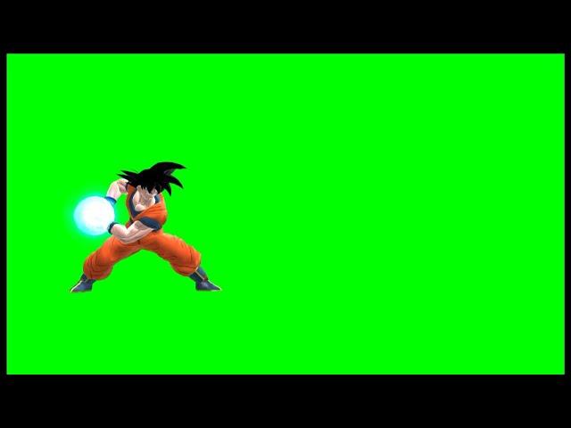 Goku Kamehameha Green Screen