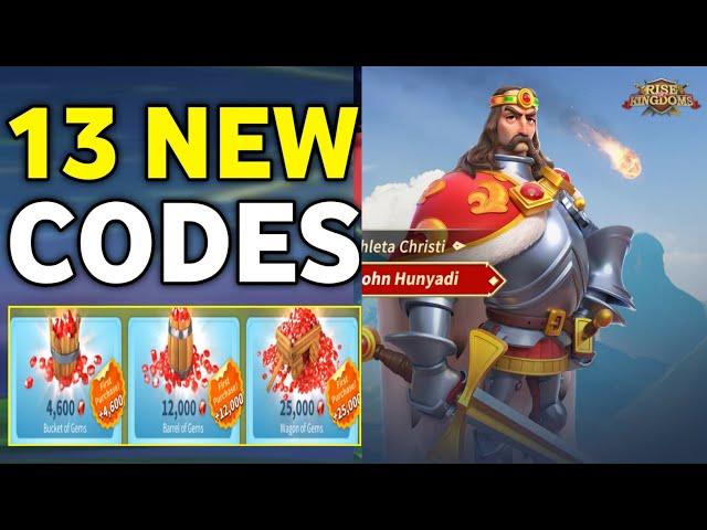 UPDATERISE OF KINGDOMS CODES 2024 - RISE OF KINGDOMS REDEEM CODES 2024 - ROK CODE