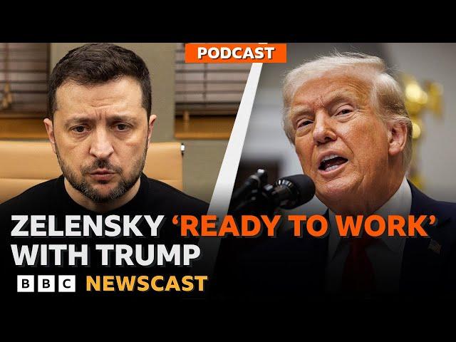 Has President Zelensky backed down from war of words with President Trump? | BBC Newscast