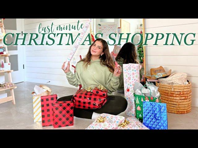 LAST MINUTE CHRISTMAS SHOPPING + WRAPPING **Vlogmas Day 9** || Shopping for my boyfriend :))