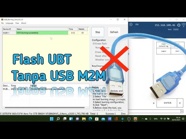 Flashing STB dengan USB type C