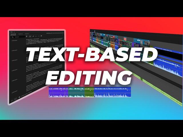 Adobe Premiere Pro Text-Based Editing | You're Doing It Wro...