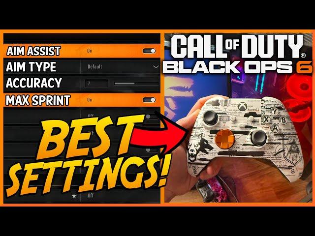 BEST CONTROLLER SETTINGS FOR CONSOLE/PC IN BLACK OPS 6! (BO6 Best Settings)