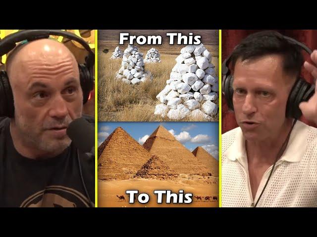 Peter Thiel Gives A CRAZY Theory On Why They Built The Pyramids | Joe Rogan & Peter Thiel