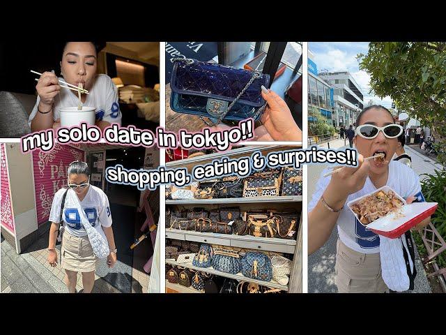 MY SOLO DATE IN TOKYO!! Shopping, Eating & Surprises!!