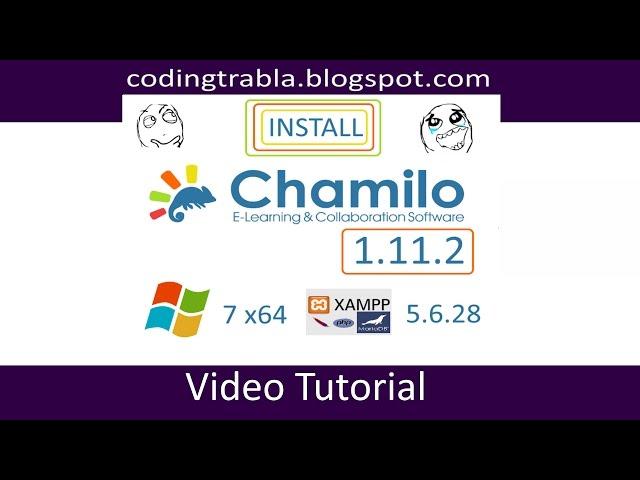 Install ChamiloLMS 1.11.2 on Windows 7 localhost XAMPP 5.6.28 - opensource PHP LMS E-Learning byAO