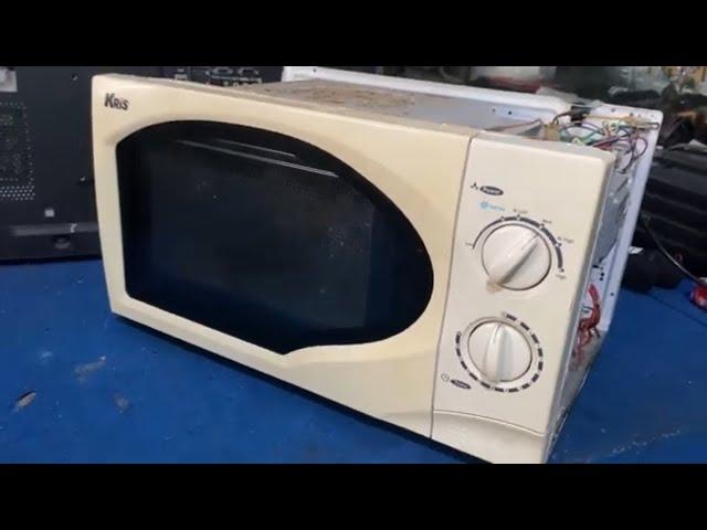 perbaikan Microwave Oven Krisbow menyala tapi tidak panas