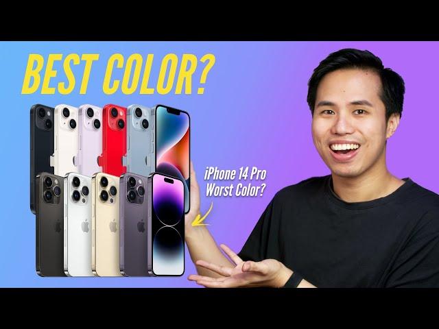 Ranking iPhone 14 and 14 Pro Colors from WORST to BEST - Is Deep Purple the Worst Color?