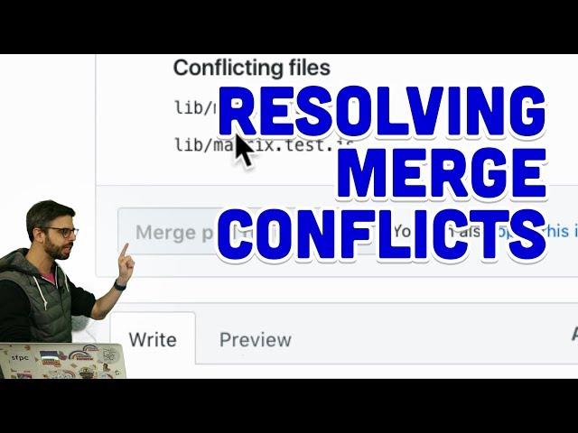 1.9: Resolving Merge Conflicts - Git and GitHub for Poets