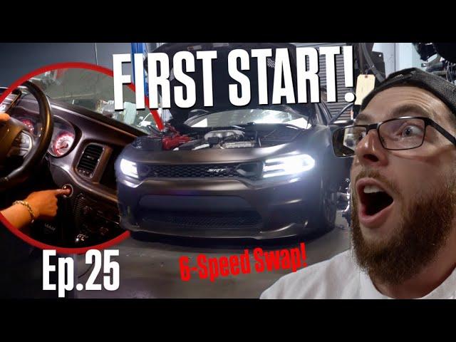 First Time Starting My 6-Speed Swapped Charger!!! | Manual Hellcat Charger Build Series! Ep.25