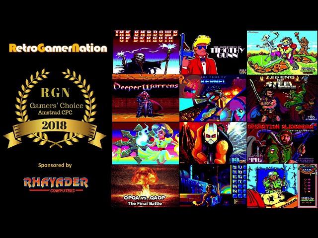 Top 10 Amstrad Gamers' Choice Award 2018