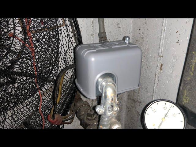 Low Water Pressure? Adjust The Pressure Switch For the Well.