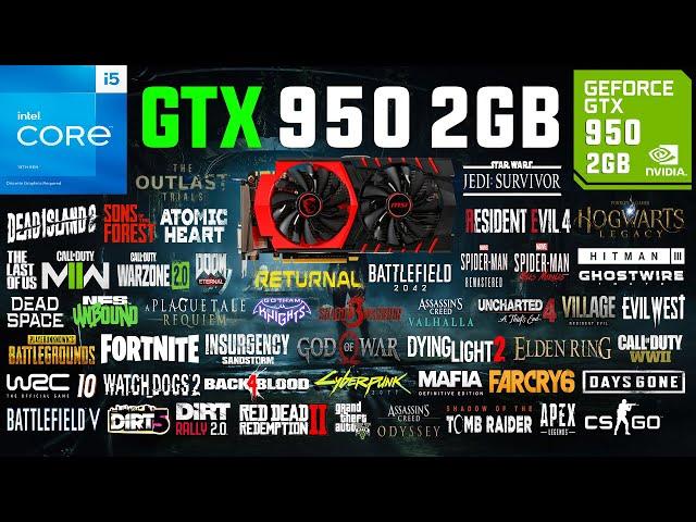 GTX 950 Test in 50 Games in 2023