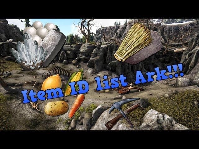 Item spawn ID Ark Survival Evolved