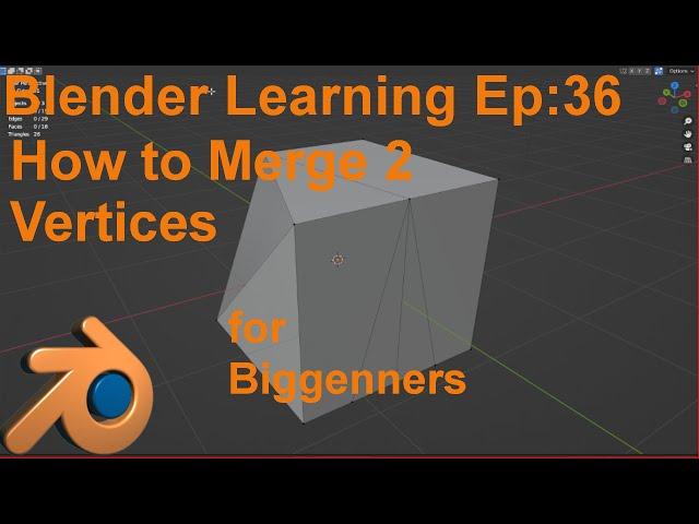 Auto Merge for Beginners in Blender 3.0 or Blender 3.1