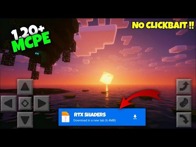 Best RTX Shader For Minecraft PE 1.20 | BSL SHADER | #mcpeshaders #minecraft #viral #rtx