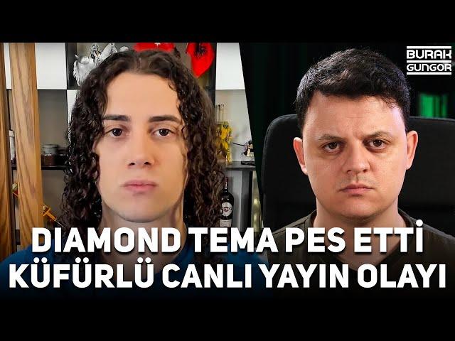 Diamond Tema Çıldırdı - Küfürlü Canlı Yayın Olayı (İSYAN ETTİ)