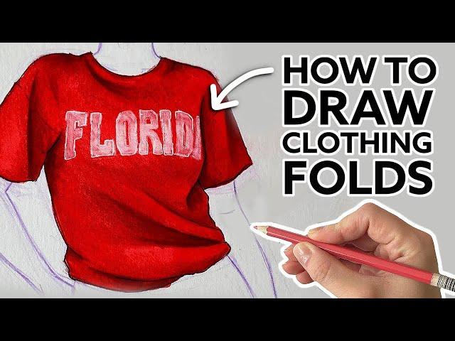 How to Draw Clothes - FOLDS Step by Step! DO'S and DON'TS in Drawing Clothing Folds | Natalia Madej