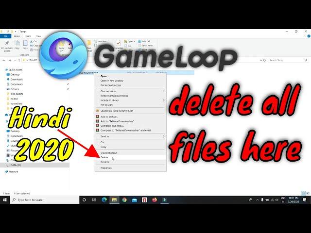 How do I uninstall GameLoop? And All Files | Fully Fresh Installation | completely remove HINDI 2020