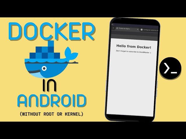 Run DOCKER locally in any ANDROID (without root or special kernels) - Termux - Linux on Android