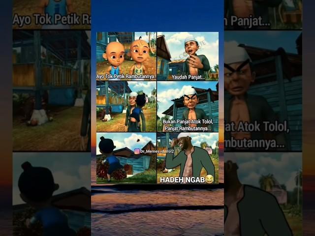 asupan meme komik upin ipin part.126