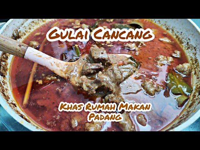 Resep Gulai Cincang Khas Minang - Gulai Cancang Resto Padang