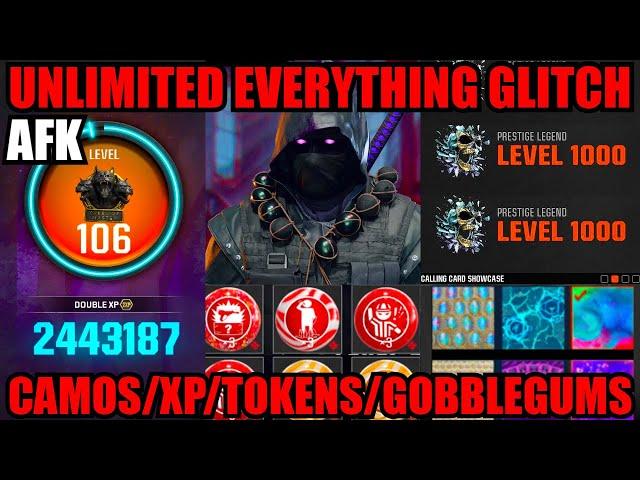 *NEW* AFK UNLIMITED EVERYTHING GLITCH! XP/CAMOS/GOBBLEGUMS/TOKENS! BO6 GLITCHES! BO6 ZOMBIES GLITCH!