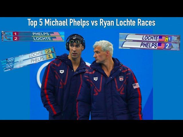 Michael Phelps vs Ryan Lochte: Top 5 Races