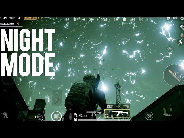 The NEW "NIGHT MODE" on PUBG Mobile 0.9 | Lightspeed HDR Realistic 60fps