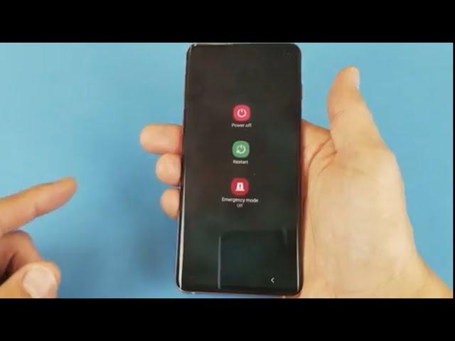 Galaxy S10/S10+/S10E: How to Turn Off / Restart / Power Down / Shut Off