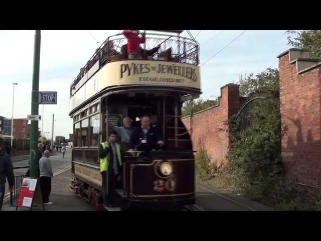 Trams at Wirral Bus & Tram Show 7 Oct 2012