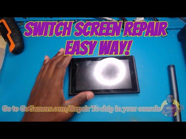 Fix Nintendo Switch LCD Screen Replacement (EASY METHOD REPAIR)