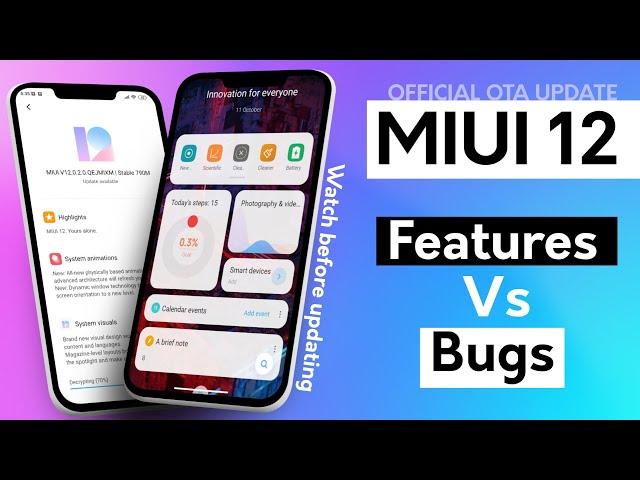 MIUI 12 POCO F1 New Features and Bugs | POCO F1 MIUI 12 BUGS Vs FEATURES | Must watch before update