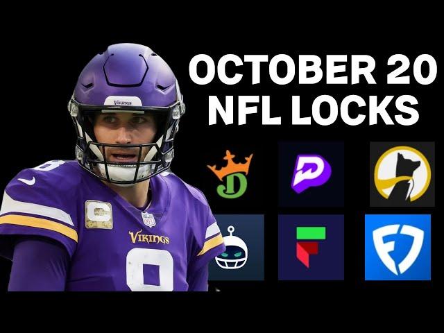 (34-0) NFL PRIZEPICKS Today | Week 7 (10/20/24) | FREE NFL Best Bets, Predictions and Player Props