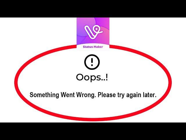 How To Fix Vido Apps Oops Something Went Wrong Please Try Again Later Error