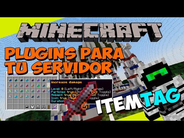 PLUGINS para tu SERVIDOR de Minecraft - ITEMTAG (ITEMS que dan EFECTOS de POCIÓN!)