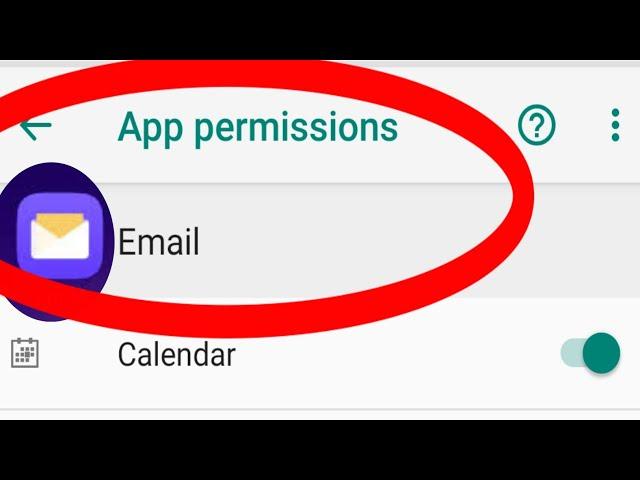 Fix Email Application Problem Solve | All Permissions Allow in Vivo Y15