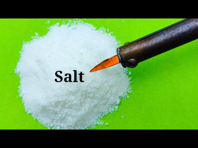 Few people know about this secret of soldering iron and Salt!