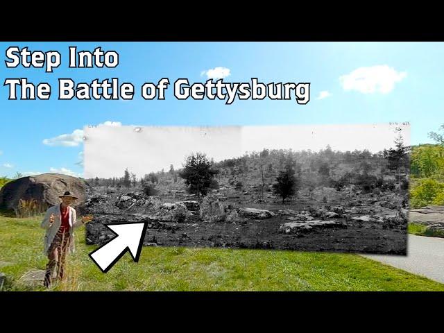 The Valley of Death at Gettysburg | Civil War Then & Now