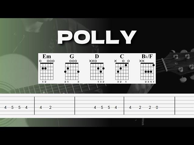 Learn to Play 'Polly' by Nirvana - Easy Guitar Tutorial