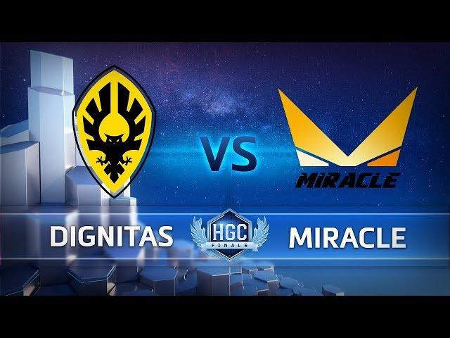 HGC Finals 2018 - Game 4 - Dignitas vs. Miracle - Bracket Stage Semifinals