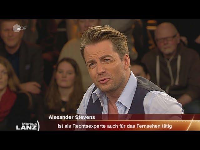 DAS ist garantiert NICHT strafbar! Alexander Stevens bei Markus Lanz