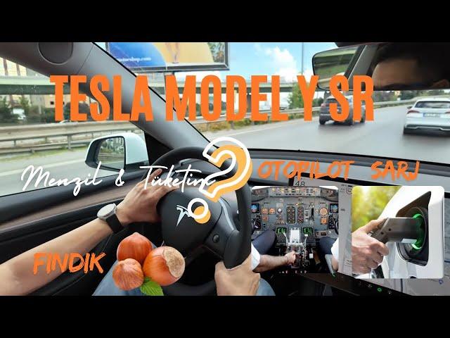 vLOG - Tesla MODEL Y SR RWD Tüketimi - Menzil - Özellikler - Otopilot -  Performans - Şarj - Fındık