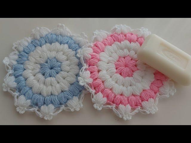 How to crochet face scrubbies / Easy crochet shower, bath pouf / easy crochet washcloth