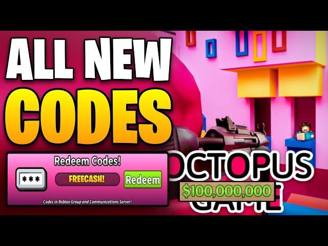 *NEW* OCTOPUS GAME ROBLOX CODES | OCTOPUS GAME CODES 2025 | CODES FOR OCTOPUS GAME