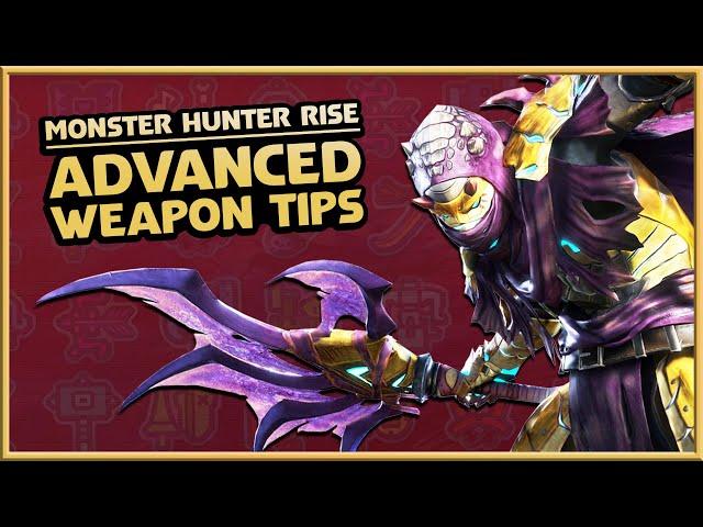 Monster Hunter Rise | ADVANCED WEAPON TIPS - For All 14 Types