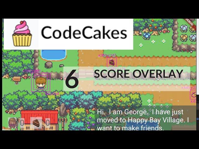 George 6 -  Flutter Score Overlay on Flame Game Screen