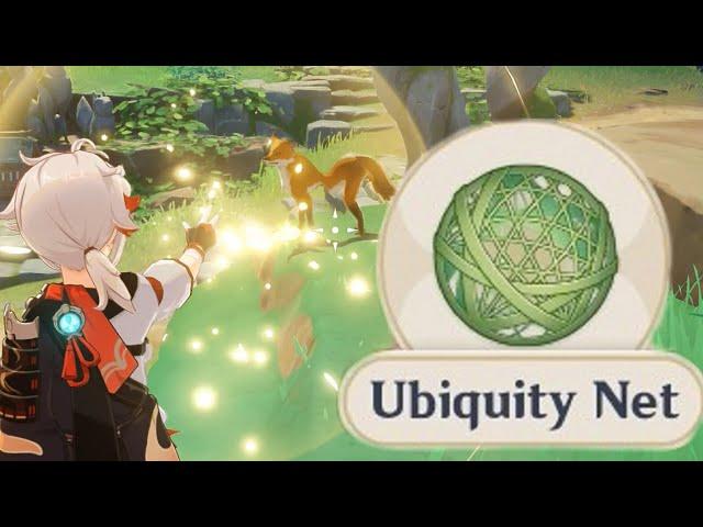 New Gadget Ubiquity Net how to catch animal Genshin impact