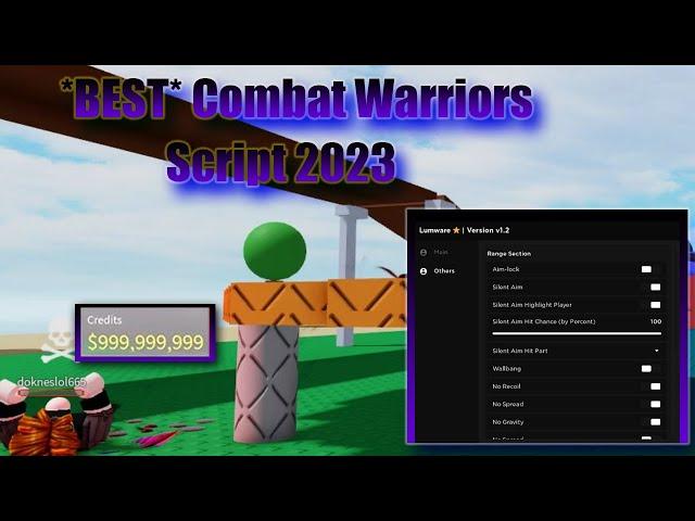 [BEST] Roblox Combat Warriors Script GUI: Kill Aura, ESP, Infinite Money, Godmode & More! UPD! 2023!