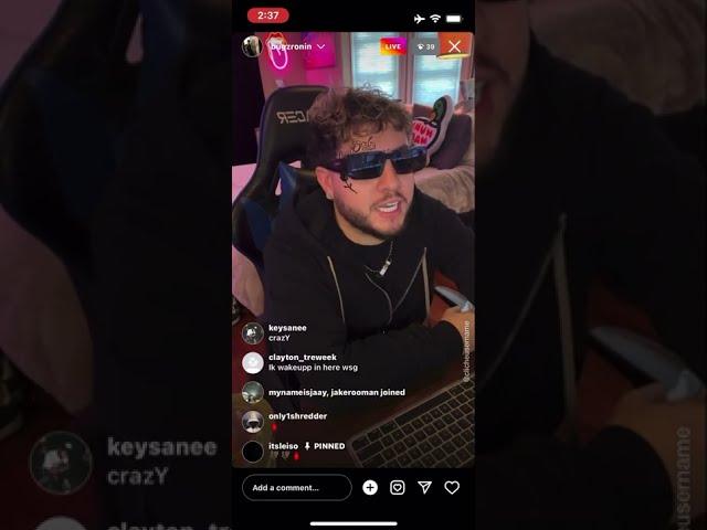 Bugz Ronin Q&A, Plays Hard Beats & Snippets on IG Live (Oct 26, 2022)